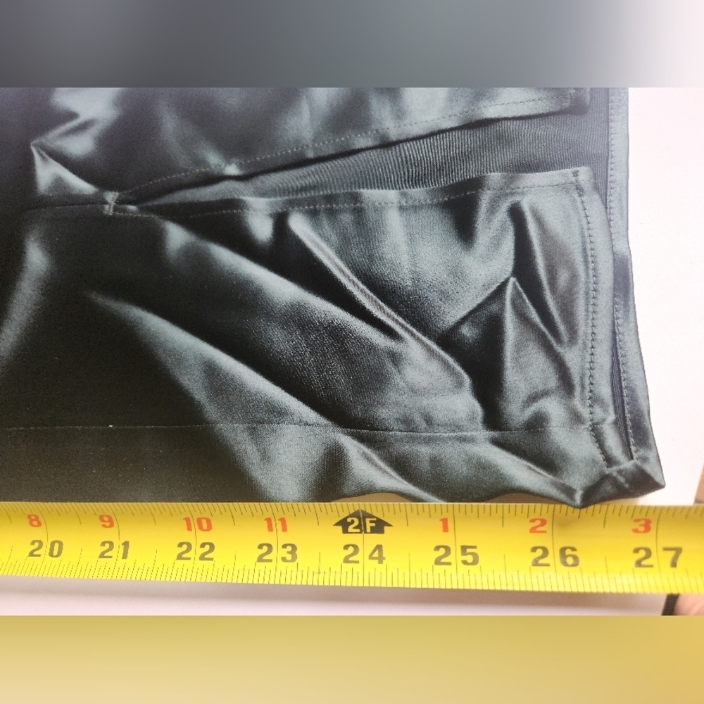 NWT Lattelier Silky Front Slit Trousers in Dark Green S? MEDIUM - Picture 11 of 12
